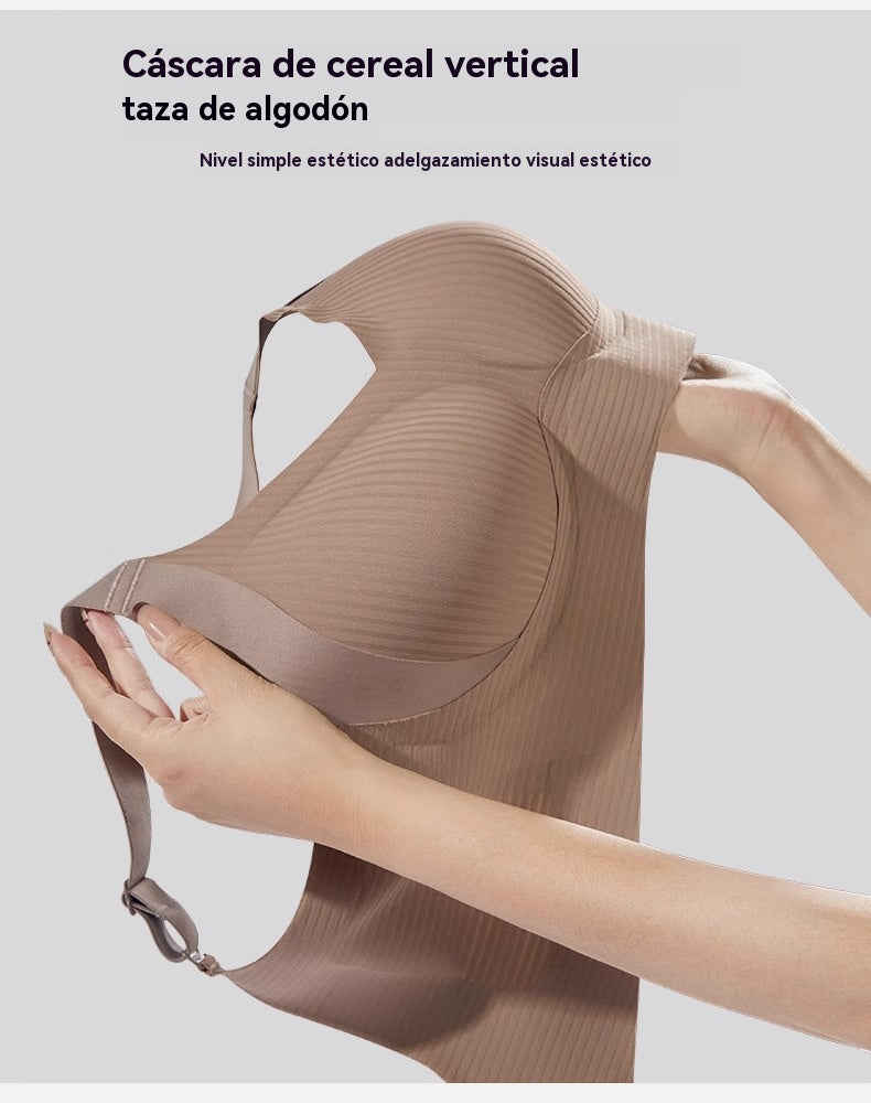 🏆Compra dos y llévate dos gratis【Para 40-100 kg】Sujetador femenino sin aros y sin costuras❤️