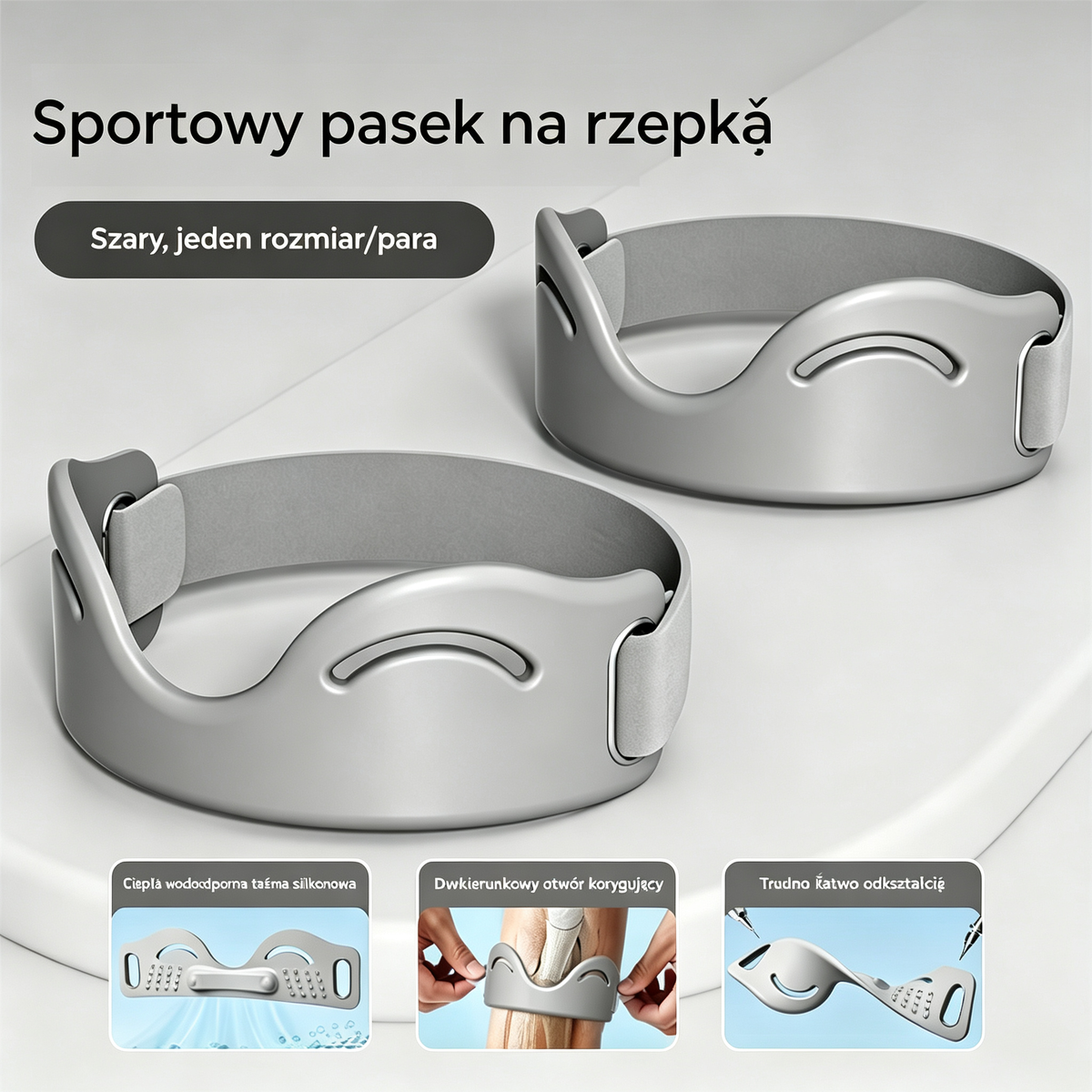 【Kup jedną parę, drugą otrzymasz gratis.】4 za 99 zł🩺 Sportowa opaska na kolano 👉 Twoje kolano potrzebuje czasu. Ta opaska właśnie to mu zapewnia.