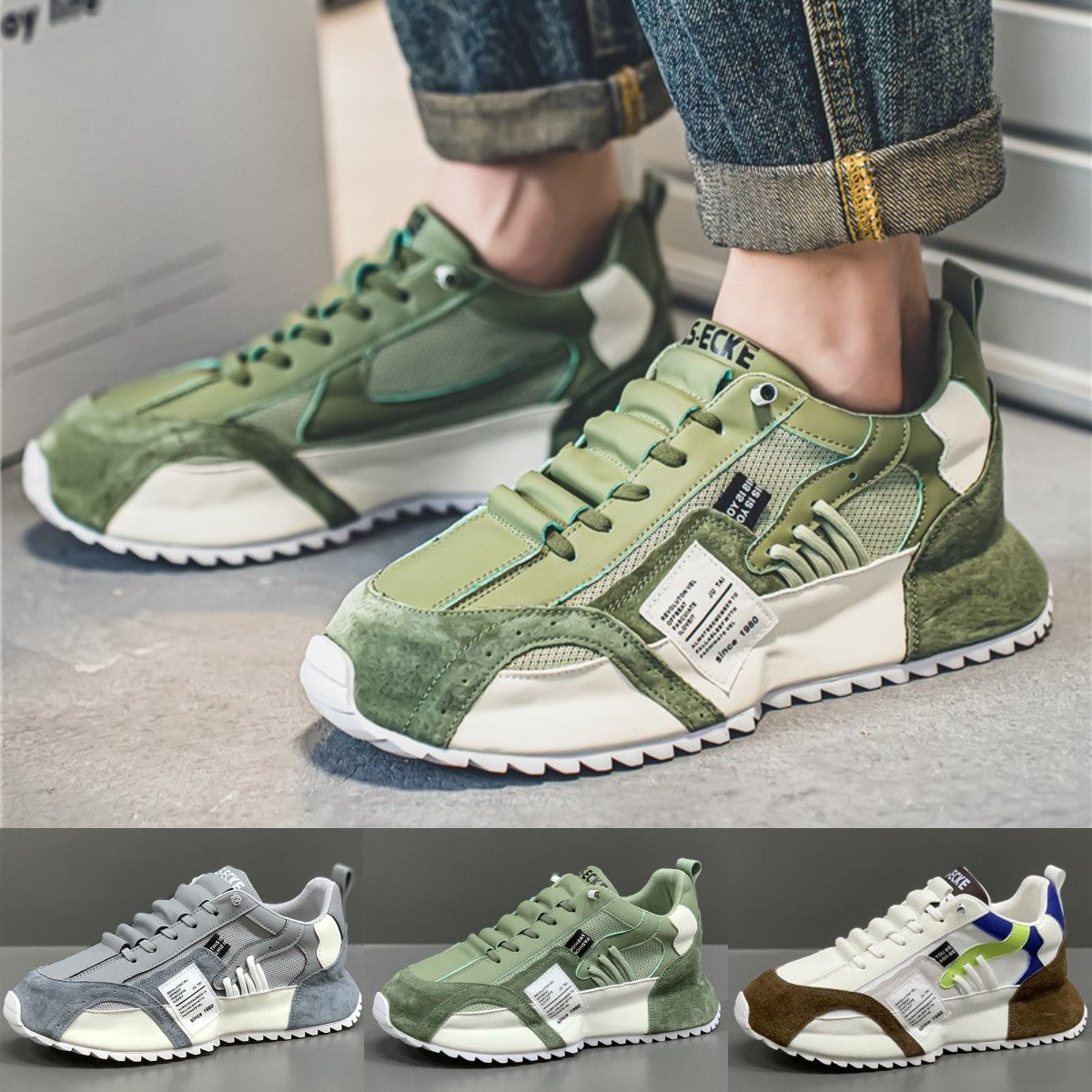 【39-47】Pánske topánky na platforme Dad Forrest