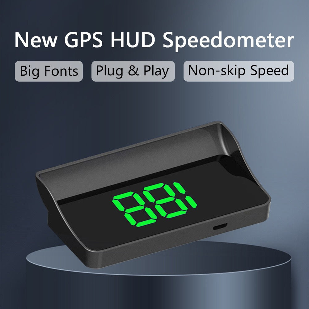 【Navegación GPS Swiss Military con alerta para evitar multas】Nuevo velocímetro y tacómetro GPS con pantalla HUD