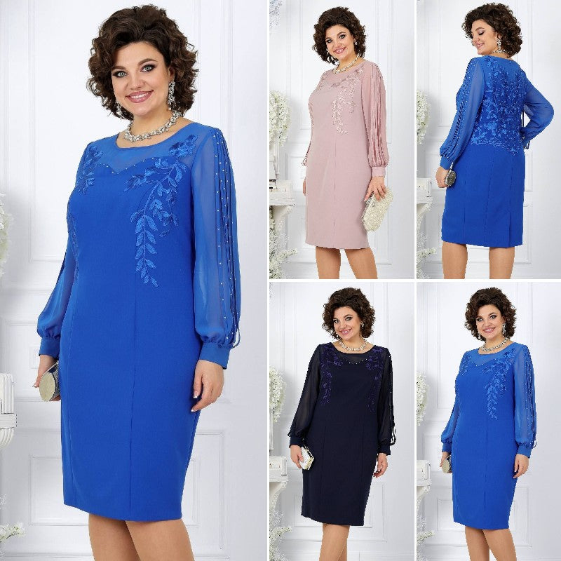 【🏆Hotovo predávaný produkt】😍【S-5XL】2024 nové elegantné a pohodlné šaty 3730504