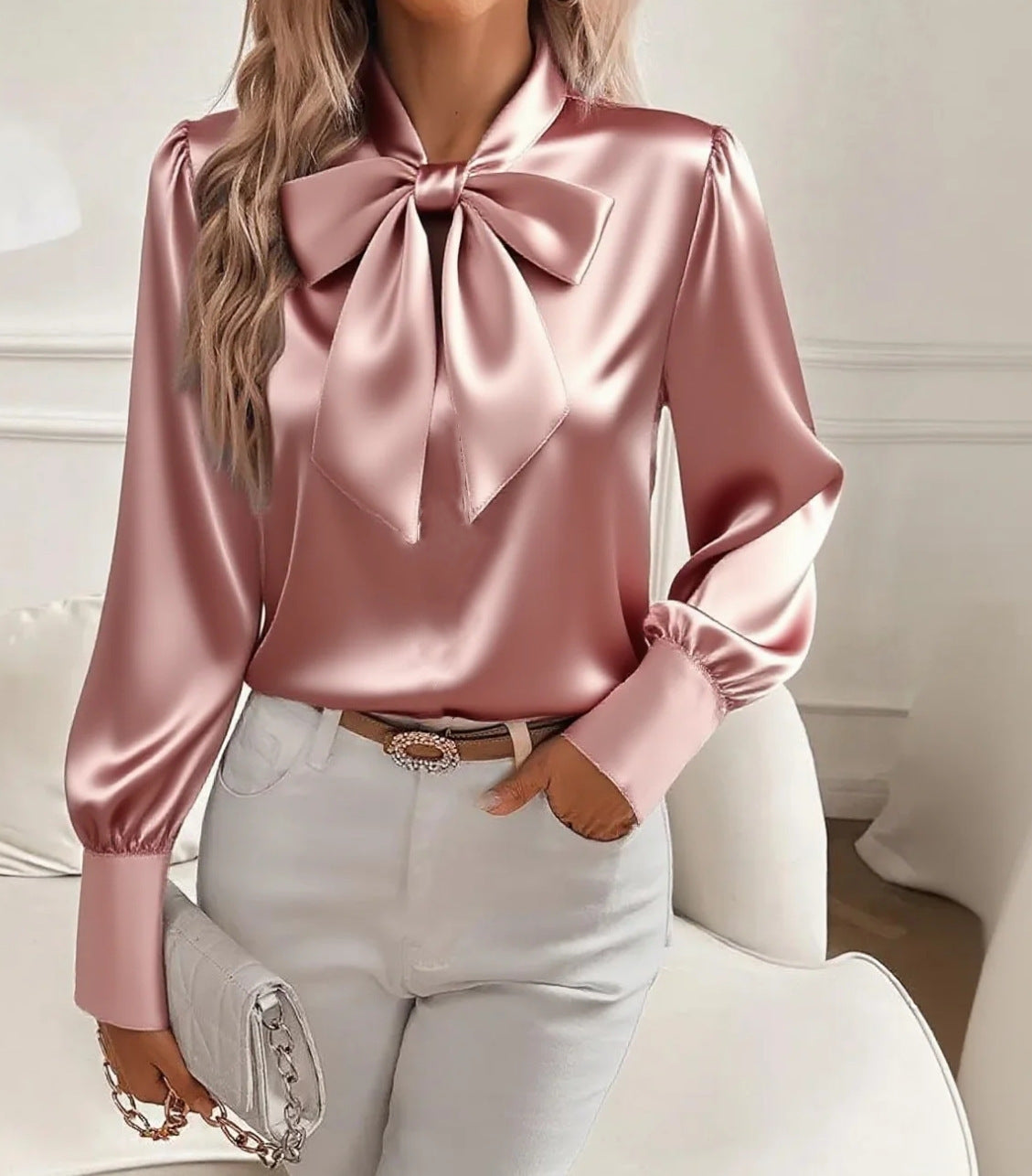 🌸【Nueva Colección Primavera 2026】Camisa de Seda Elegante: Estilo sofisticado y frescura natural para tu día a día.