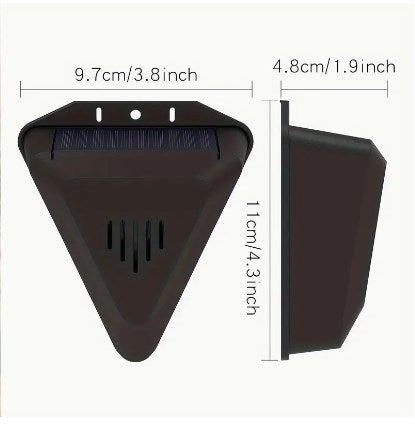 【💥Compra 1, llévate 1 gratis】📣Repelente solar universal de pájaros con alarma sonora y luminosa para huertos, estanques y arrozales