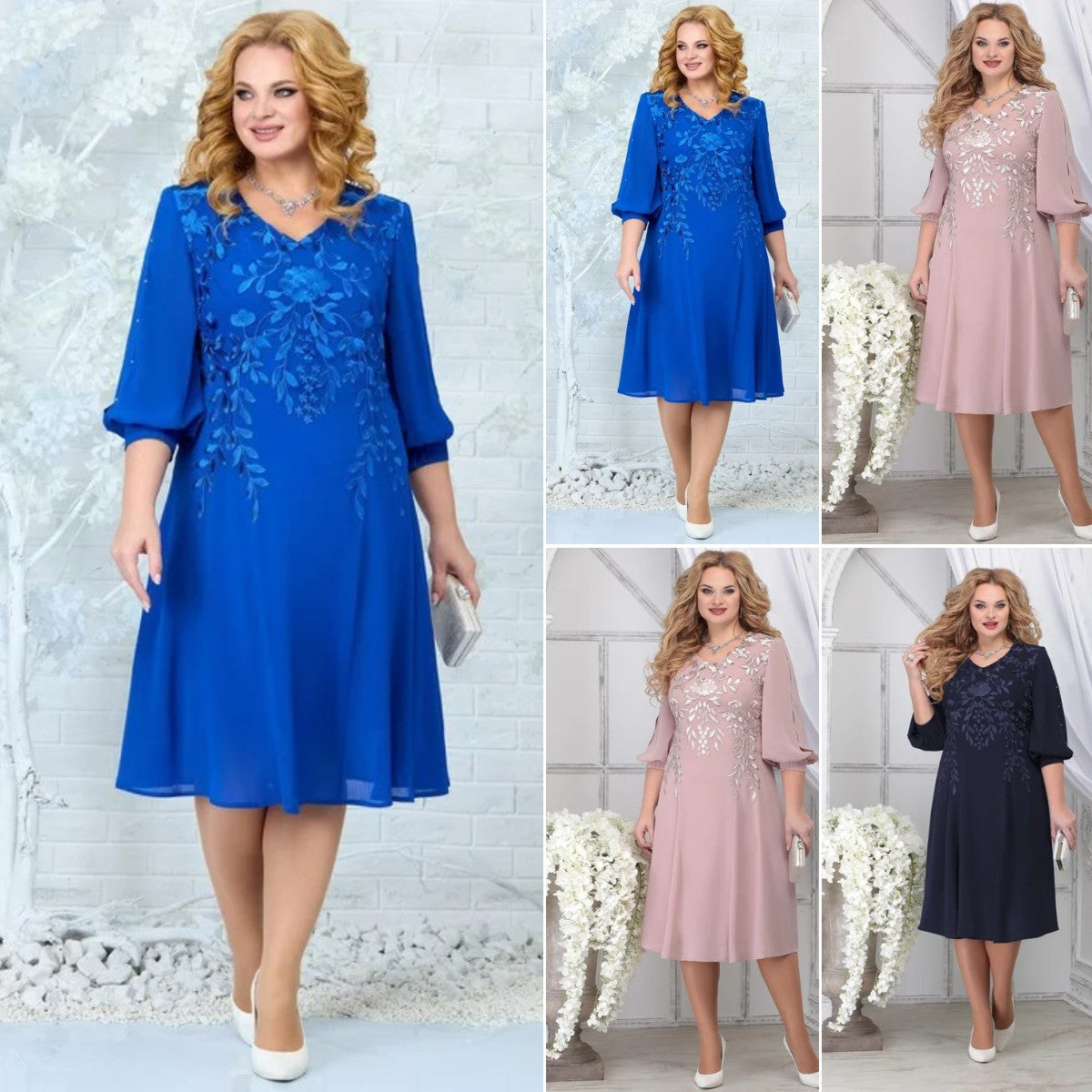 【🔥50% zľava】👗【S-3XL】Elegantné šaty, pohodlné a kvalitné.3715466