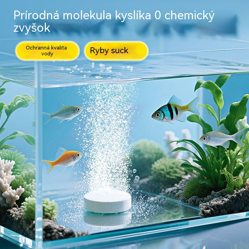 🐟【300 tabliet】💧 Šumivé tablety na čistenie vody v akváriu a jazierku, okysličovacie tablety na akváriu 🔥