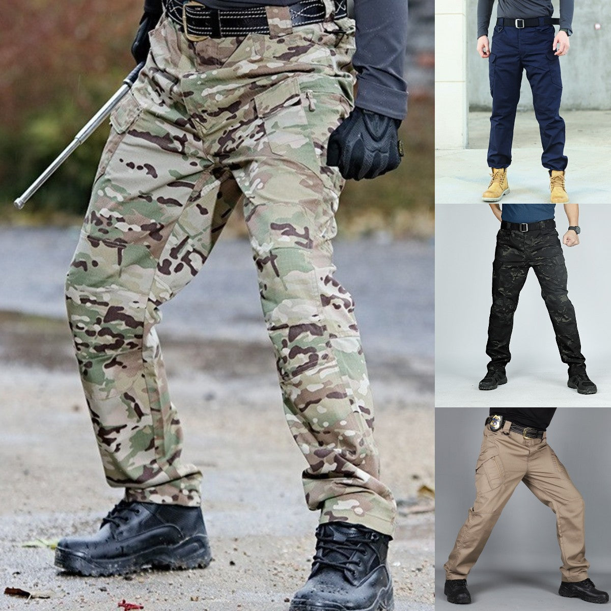 🔥🔥【S-6XL】Pánske cargo nohavice vojenské nohavice❤️(40-105kg) 3743061