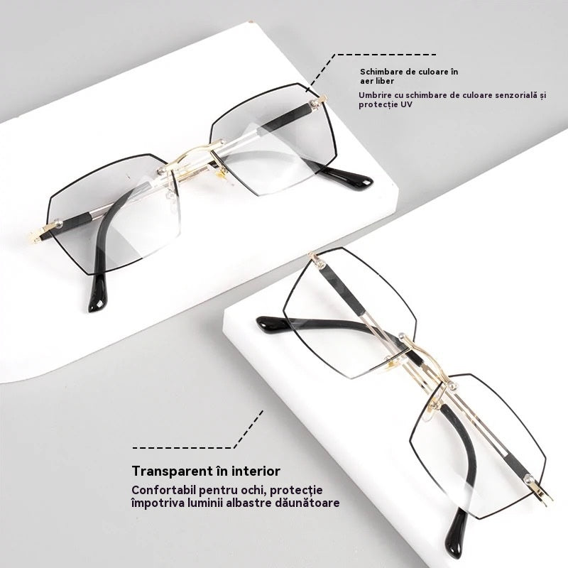✨🕶Ochelari de citit fotocromatici inteligenți noi pentru bărbați și femei, ochelari care blochează lumina albastră