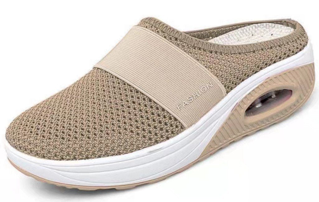 🔥【35-43】Sandalias de verano imprescindibles 2024 nuevas zapatillas de malla con cojín de aire para mujer 3703366