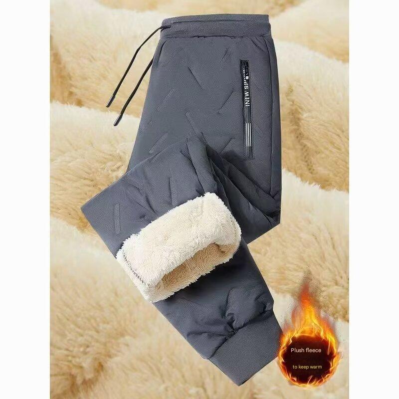👖🔥【Kúpte 1 a získajte 1 zadarmo】【L-5XL】 Zimné pánske zimné jahňacie vlny na rok 2024 zahustené ležérne teplé tepláky 3862912