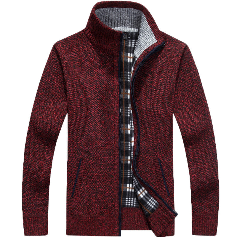 【M~3XL】 Veľký pánsky sveter s voľným zipsom 2024 3784055