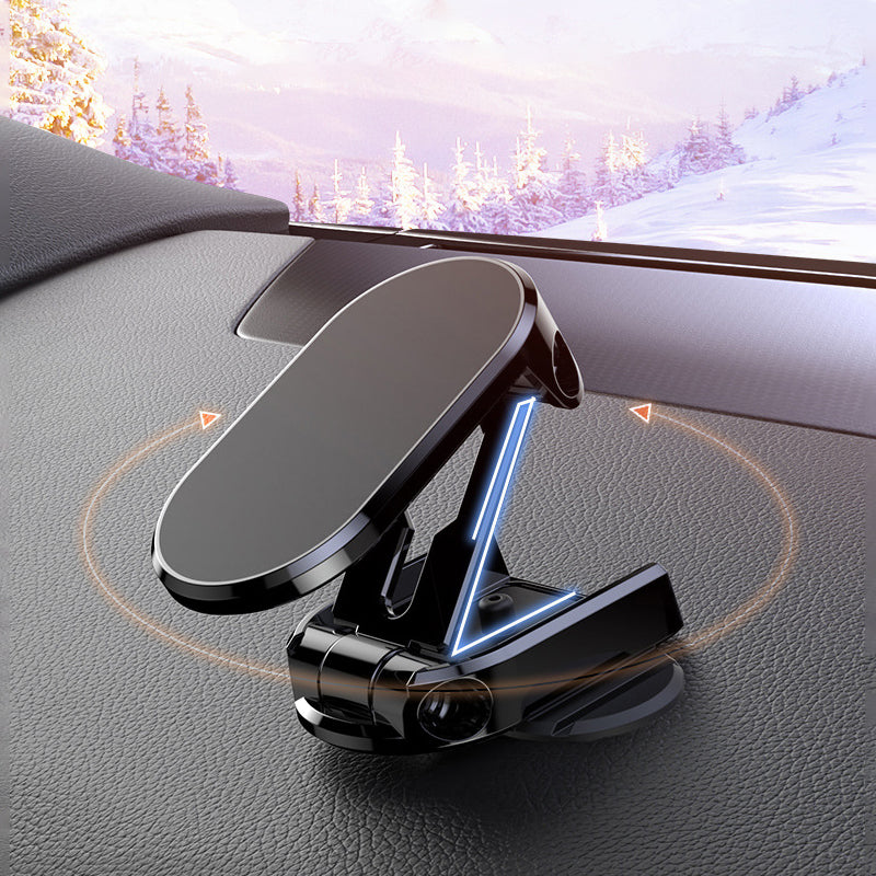 🔥🔥🚗Suport telefon mobil pliabil cu ventuză magnetică, rotativ la 360° 3740321