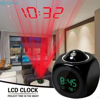 【¡Novedad para 2026!】⏰ Reloj proyector multifunción — hora, alarma, temperatura y clima en tu pared o techo