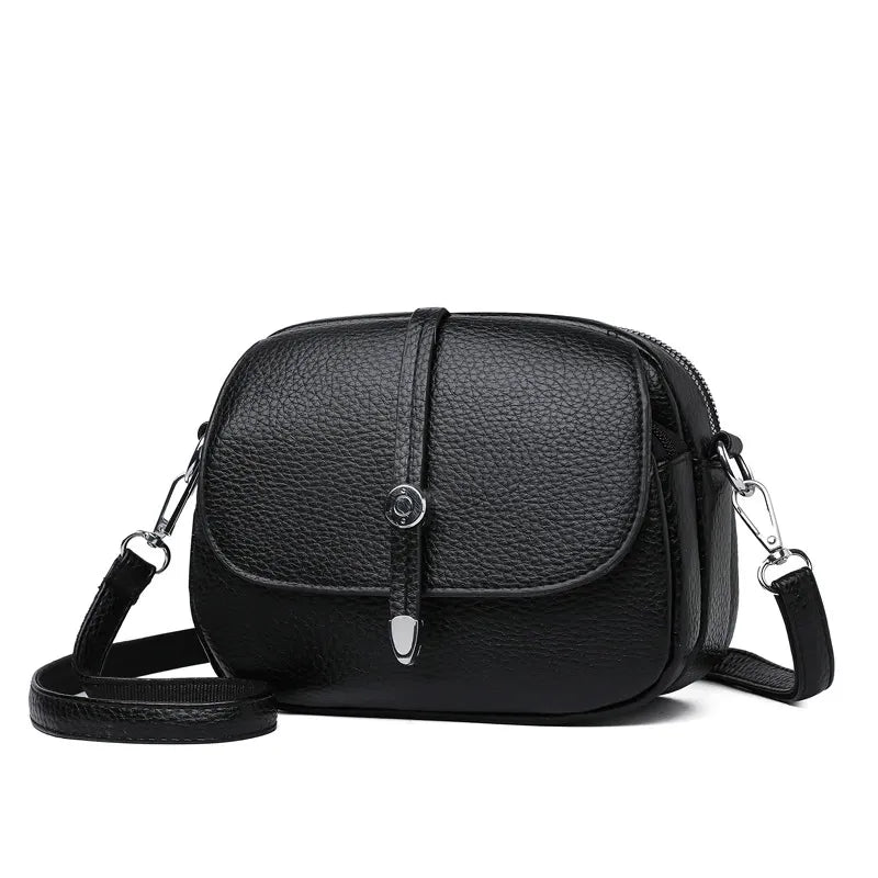👜【Horúce nové produkty】Dámska módna taška Messenger z pravej kože Neformálna taška cez rameno