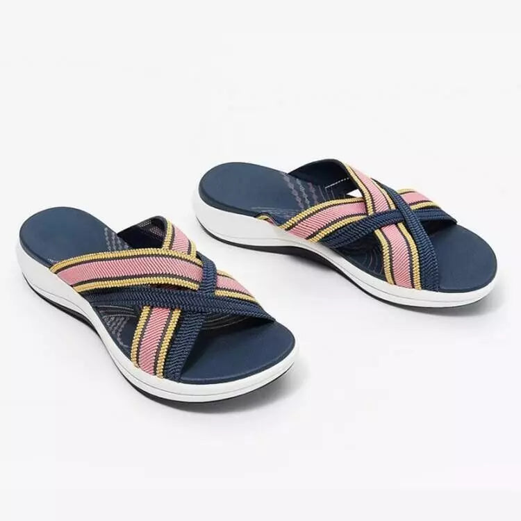 🌴【35-43】✨Dámske letné ortopedické sandále na platforme pre väčšie veľkosti
