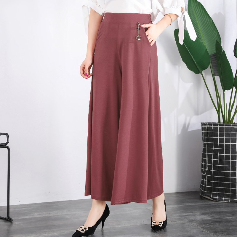 ❤️👖【M-5XL】 Nové dámske letné široké nohavice z ľadového hodvábu na rok 2025