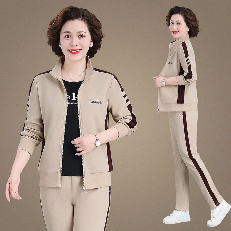 🔥✨【Descuento por tiempo limitado - ¡Finaliza pronto!】【M-5XL】【Chaqueta + Pantalones】😍Nuevo traje deportivo casual de otoño, talla grande