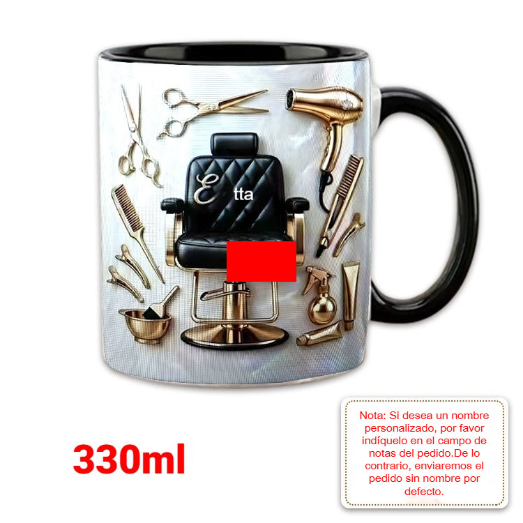 ✨✂️Taza de café de cerámica personalizada, ligera y lujosa