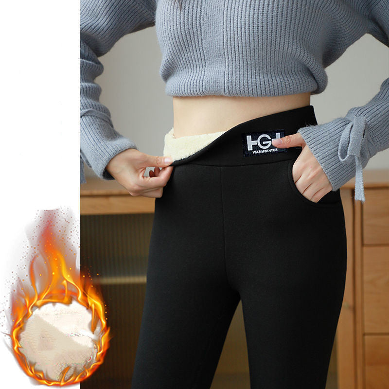 🔥【35-70KG】 Zateplené dámske legíny s vysokým pásom, hrejivé a elastické, ideálne na jeseň a zimu