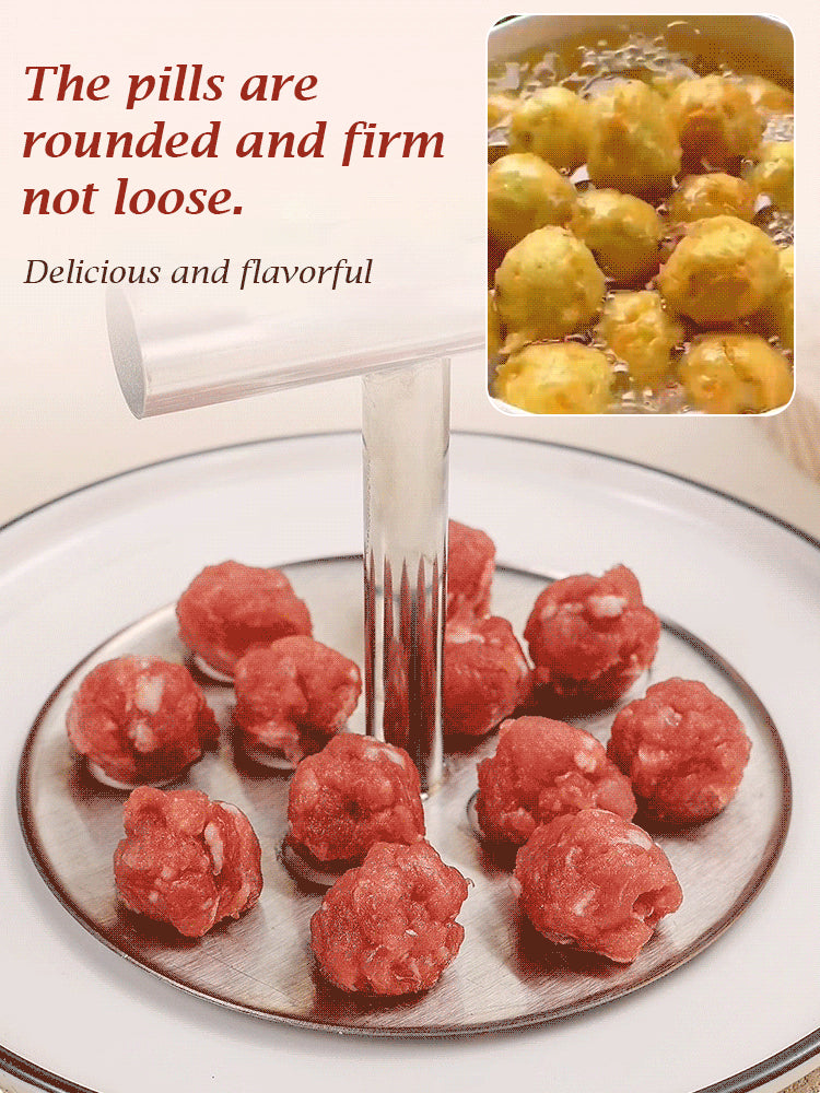 ✨【Cumpărați 1, primiți 1 gratuit】Aparat de fabricat chiftele presate din otel inoxidabil🥩✨——Durabilă, igienă, ușor de curățat🔥