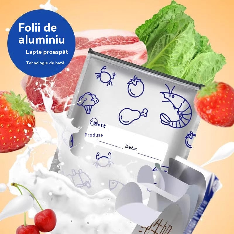 🔥🔥Celkom 30 antibakteriálnych hliníkových fóliových vrecúšok, super jednoduché použitie, pre zachovanie čerstvosti.