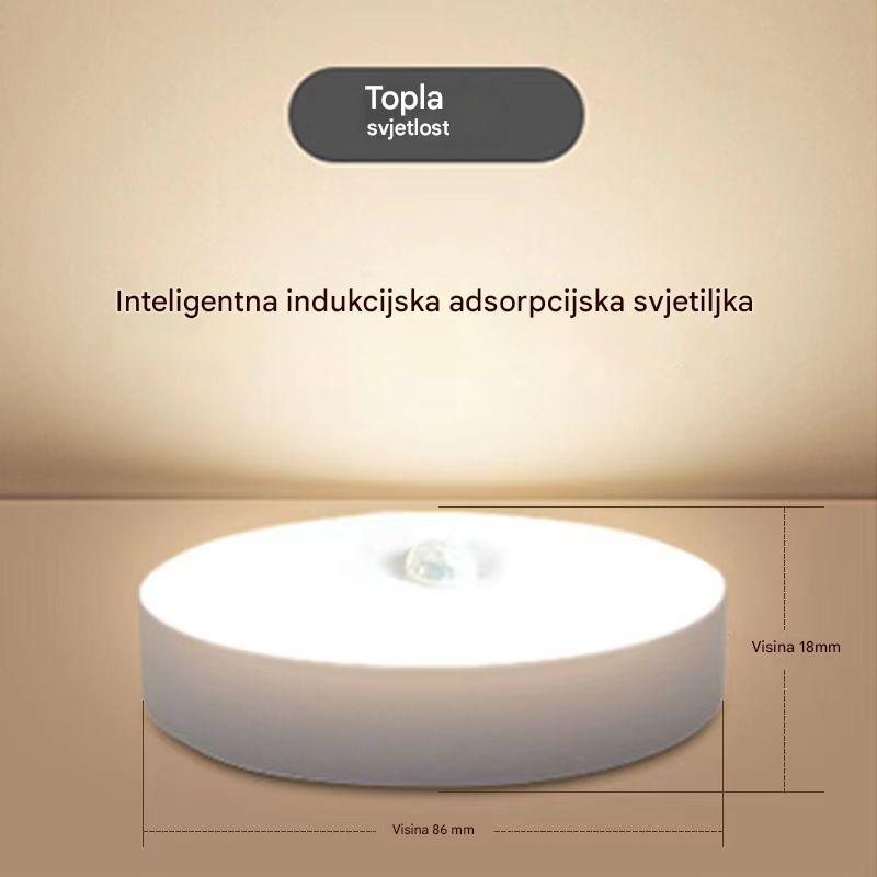 🏡💡【Pakiranje od 4】Bežična pametna indukcijska noćna svjetla za ljudsko tijelo, praktična i prikladna, jednostavna za punjenje