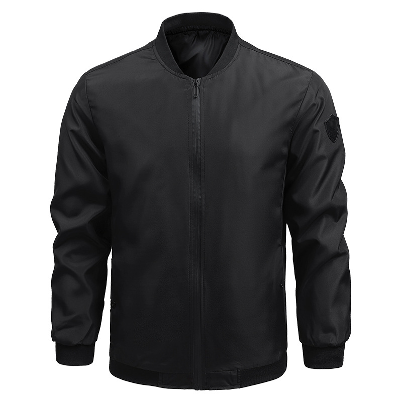 🚀🧥【50% zľava 🔥】【M–6XL】Pánska ležérna jednofarebná bomber bunda, plus veľkosť