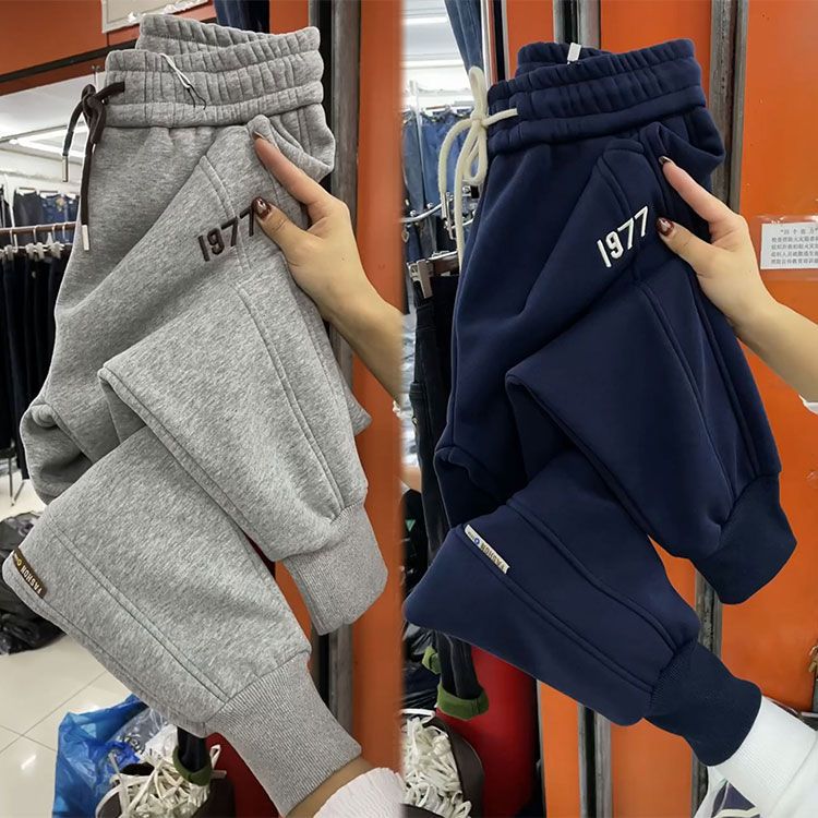 【M-4XL】2024 Hrubé zamatové zimné ležérne nohavice 3824642