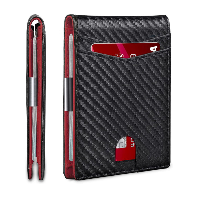 Obavezni muški novčanik 👛 Minimalistički muški novčanik s RFID zaštitom 👨