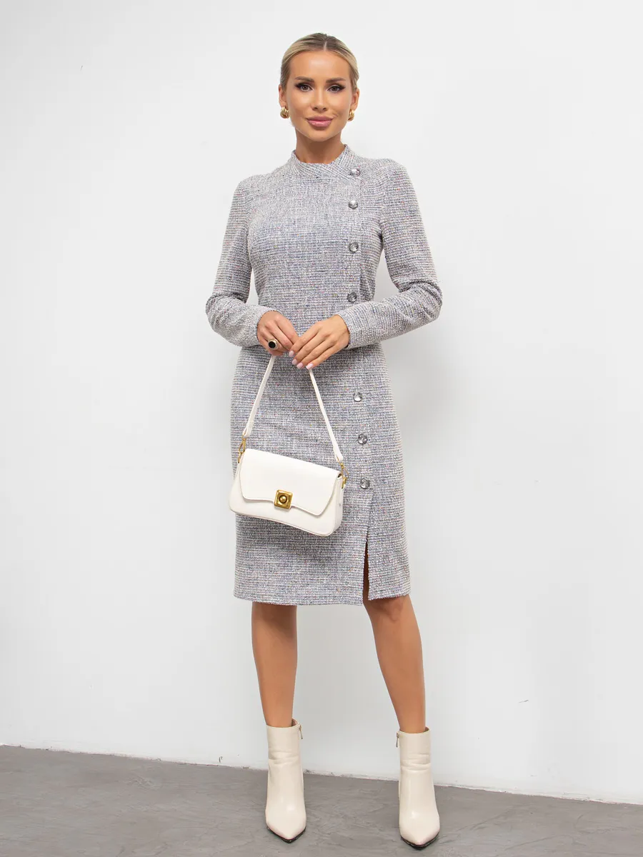 🍂👗【S-5XL】2024 jesenné zimné módne a pohodlné kancelárske šaty 3832052