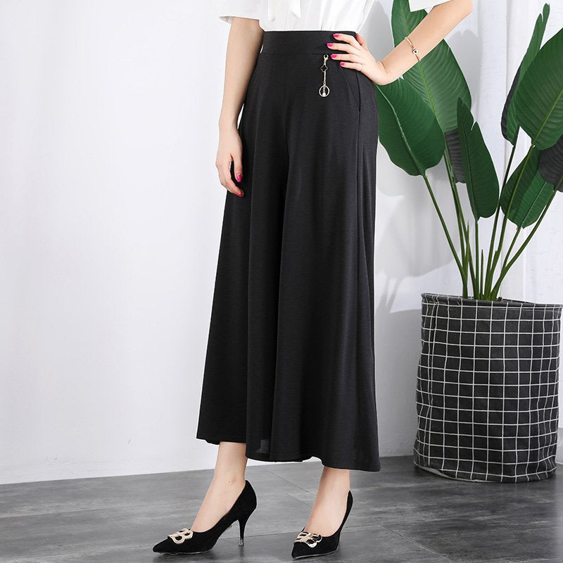 ❤️👖【M-5XL】 Nové dámske letné široké nohavice z ľadového hodvábu na rok 2025