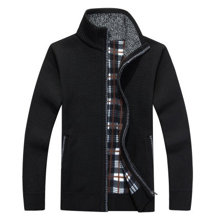 【M~3XL】 Veľký pánsky sveter s voľným zipsom 2024 3784055