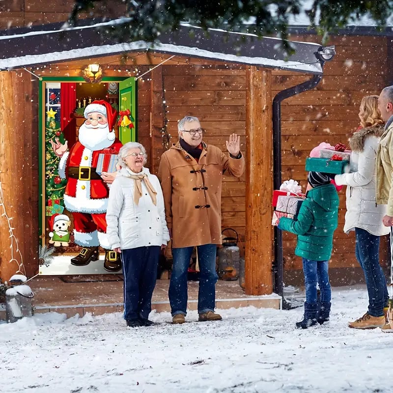 🎄Oferta anticipada de Navidad: 50 % de descuento en 🎅Decoraciones navideñas para puertas🎅