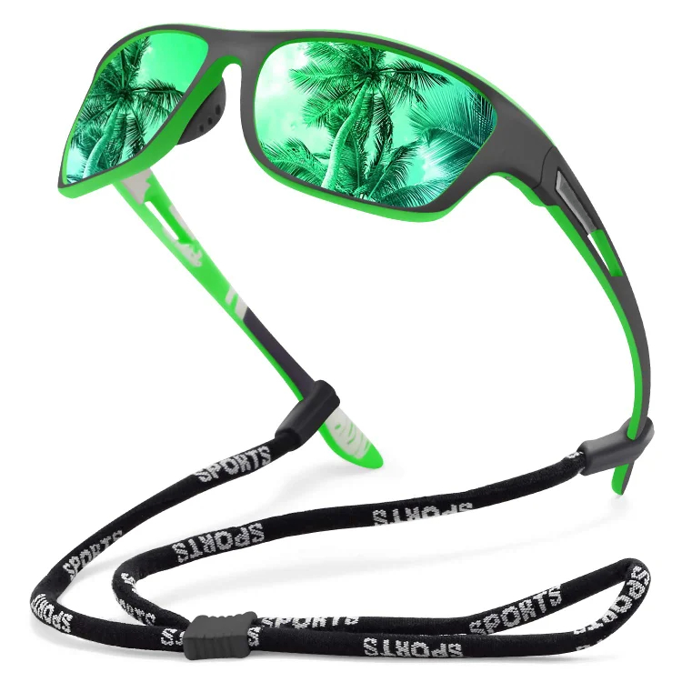 🚵♂️😎 【50% reducere 🔥】🕶⚡ Ochelari de soare sport polarizați pentru bărbați cu lentilă oglindă reală, moderni și rezistenți la praf, perfecți pentru ciclism în aer liber