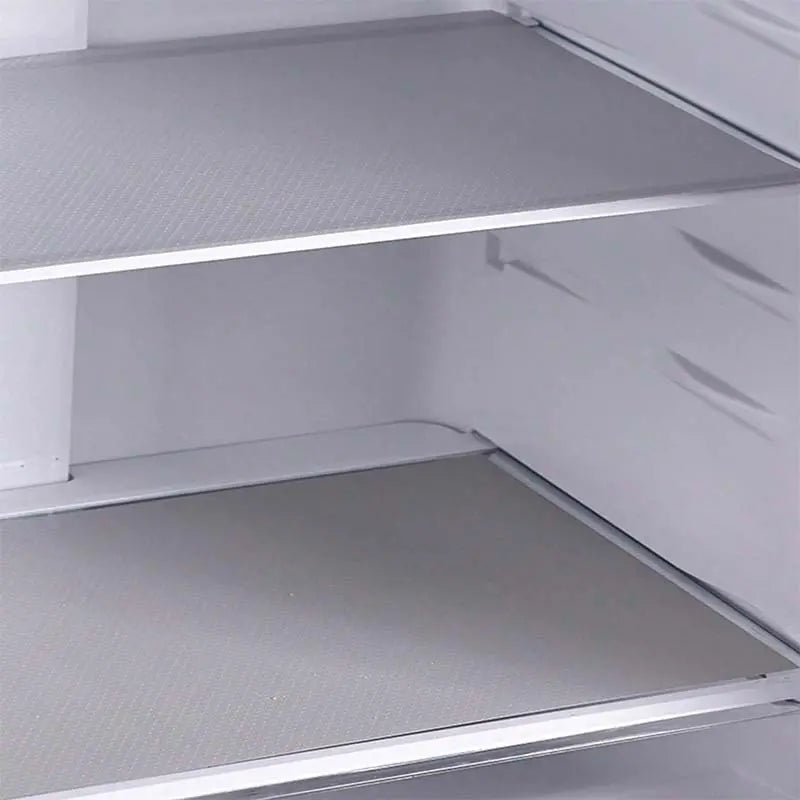 8 piezas por 27 euros-🧊🛡️ Protectores impermeables para estantes de refrigerador — Antideslizantes, fáciles de limpiar y aptos para contacto con alimentos — Mantén los estantes ordenados y frescos ✨
