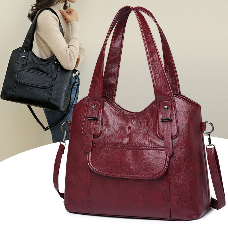 【Oferta por tiempo limitado, pago contra reembolso】👜👜2025 Bolso de mujer de moda elaborado en piel suave.
