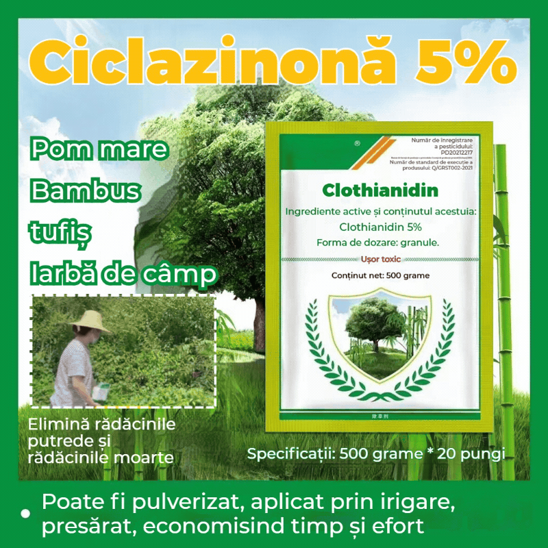 🌳✅🔥Hexazinónový herbicíd, herbicíd na stromy, bambus, kríky, burinu, železnice, cesty a továrne