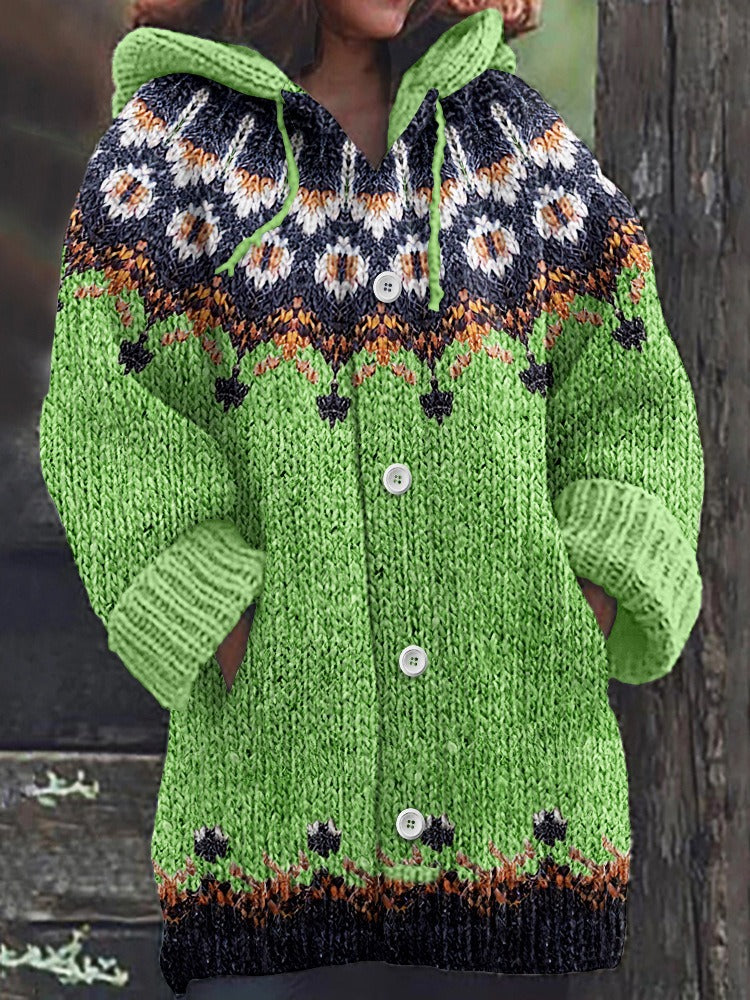 🥰Nový pohodlný retro sveter kardigan 3818554