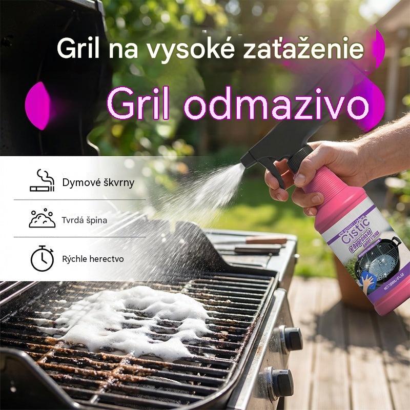 ❗️❗️【3 fľaše】👍Čistič grilov, grilov a panvíc, odstraňuje pripálené a mastné škvrny a je rozpúšťadlom pre odolné mastné škvrny.
