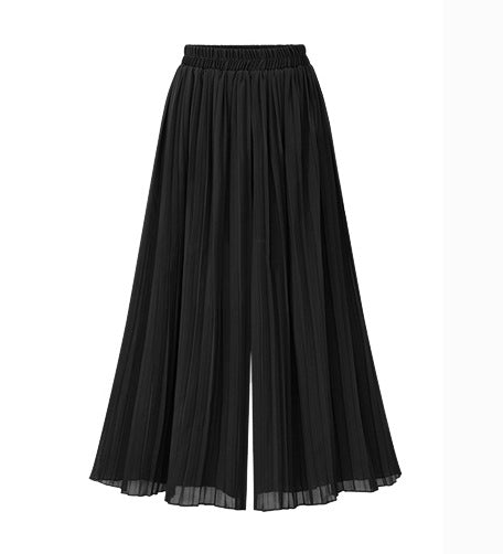 💖【M-5XL】Ležérne skladané deväťbodové široké nohavice