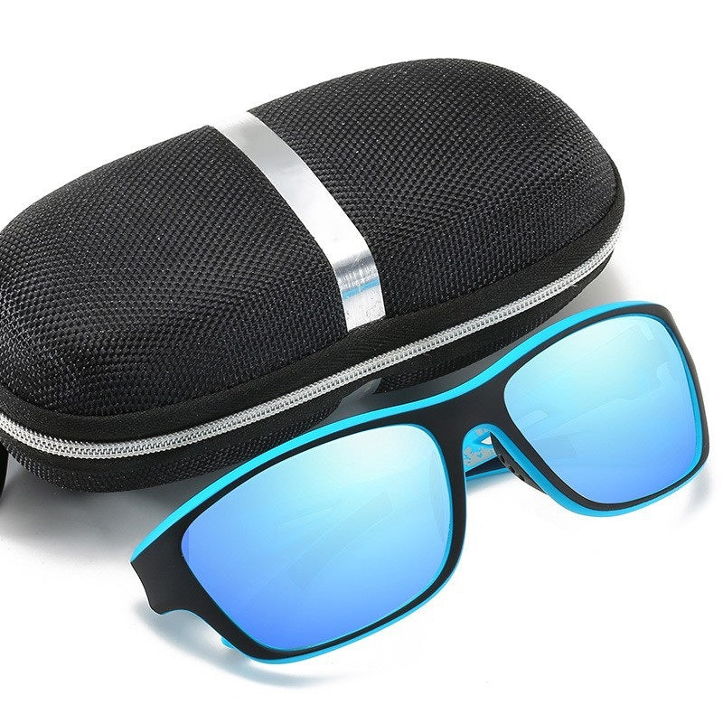 🚵♂️😎 【50% de descuento 🔥】🕶⚡ Gafas de sol deportivas polarizadas para hombre con lente de espejo real, modernas y a prueba de polvo, perfectas para ciclismo al aire libre