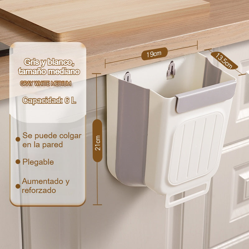 🔥【50% de Descuento】Cubo de Basura Colgante y Plegable para Cocina | Multifuncional