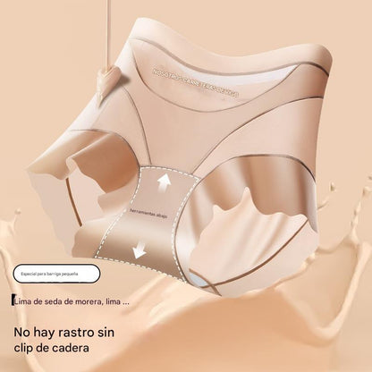 🔥🩲【Compra 3, llévate 3 gratis】🩲Lote de 6 por 33 euros - Último día - 50% de descuento - Ropa interior antibacteriana de cintura alta para controlar la grasa abdominal