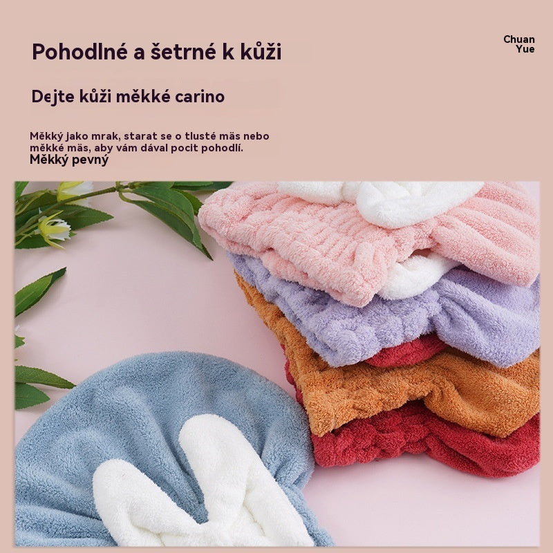 🔥Kupte 1, dostanete 1 zdarma🔥🎀🛀Nárazuvzdorná, rychleschnoucí sprchová čepice se super savým šamponem😍