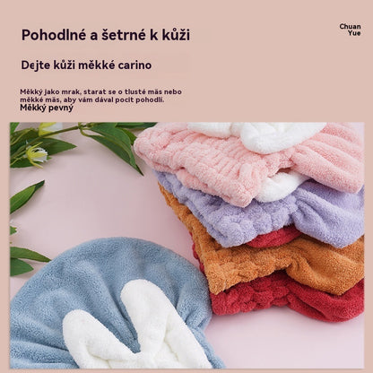 🔥Kupte 1, dostanete 1 zdarma🔥🎀🛀Nárazuvzdorná, rychleschnoucí sprchová čepice se super savým šamponem😍