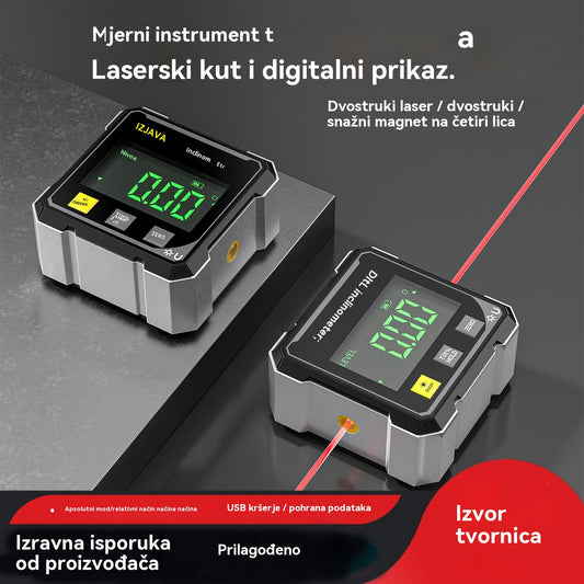 【📢📢Najniža cijena na ograničeno vrijeme!!! 💥】Četverostrani magnetski, dvostrani elektronički laserski libel