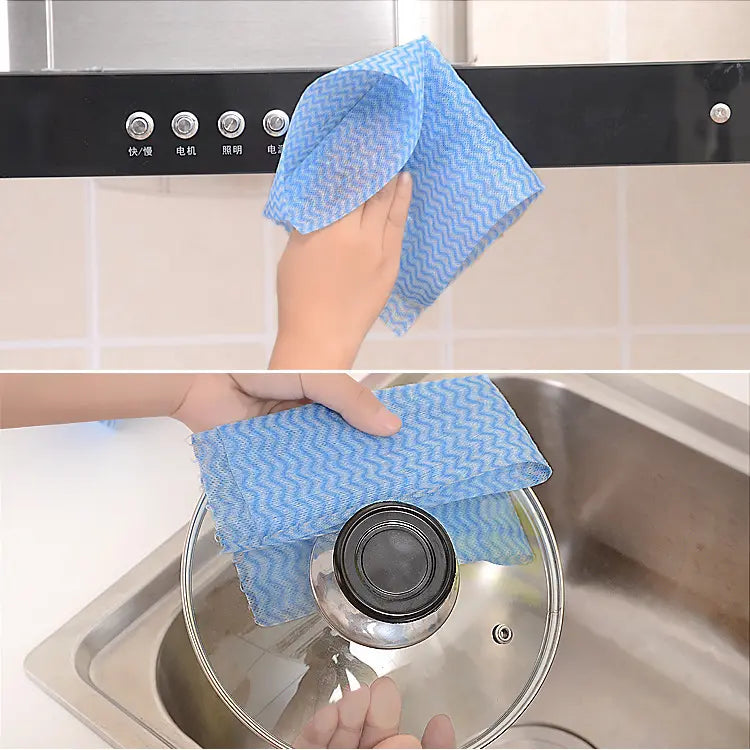 4 artículos 28€【Cuatro rollos pueden durar más de un año.】Rollo de paños de limpieza multiusos reutilizables
