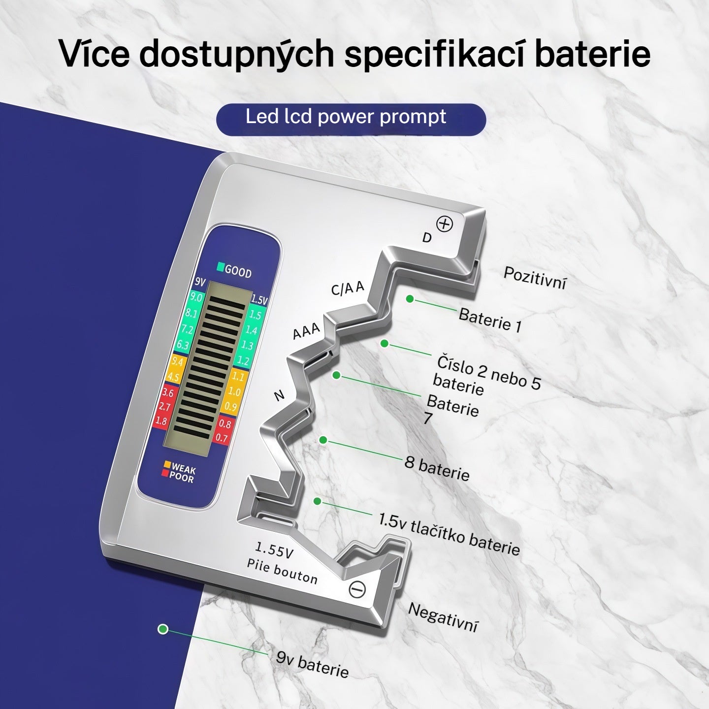 ⚡Testery baterií vám usnadní život