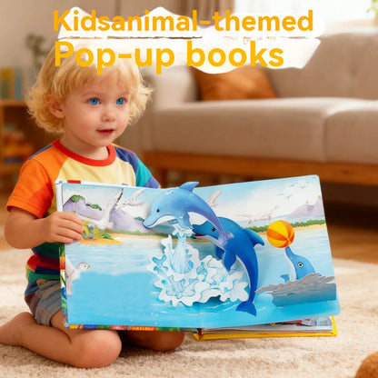 【Kupite 1, dobijte 1 gratis】2 komada 🎁🎁Knjiga od 2 3D životinja s mogućnošću otvaranja