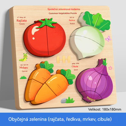 👧🏻🧩【-40% ZĽAVA - KÚP JEDNO, DOSTANEŠ DRUHÉ ZDARMO】Montessori 3D puzzle (pre deti 1–6 rokov)