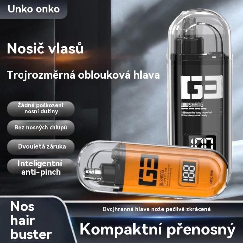 🔥🏆🔥Prenosný zastrihávač nosových chĺpkov (bezbolestný a presný)